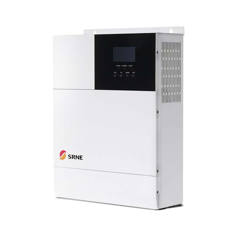 Srne Mppt Max 5000W Solar Hybrid Charge Inverter 80A Pure Sine Wave Inverter 48V 220V PV Opladning 145V 50Hz 60Hz Auto LCD Display