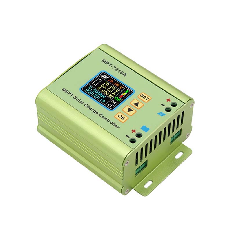 MPT7210A MPPT LCD Solar Panel Charge Controller Aluminum Alloy Solar Regulator til Lipo Battery Output 600W 24V 36V 48V 60V 72V